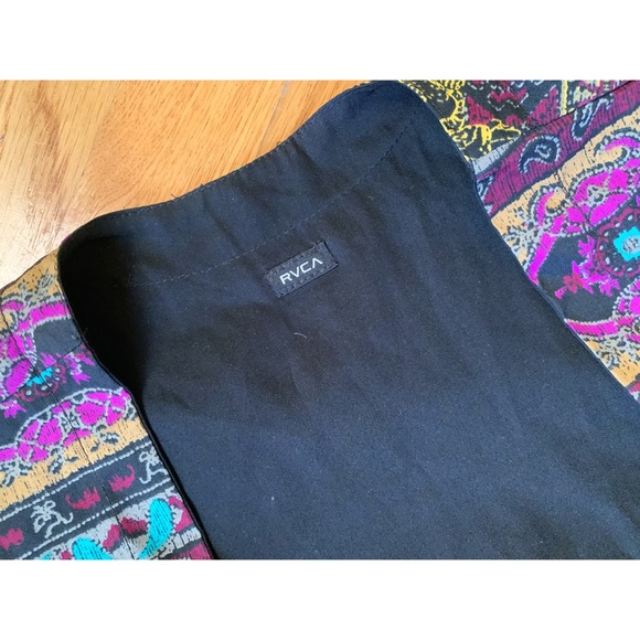 RVCA Vintage Bohemian Jacket Women’s Small S Circa 2000s Reversible RARE - Picture 2 of 4